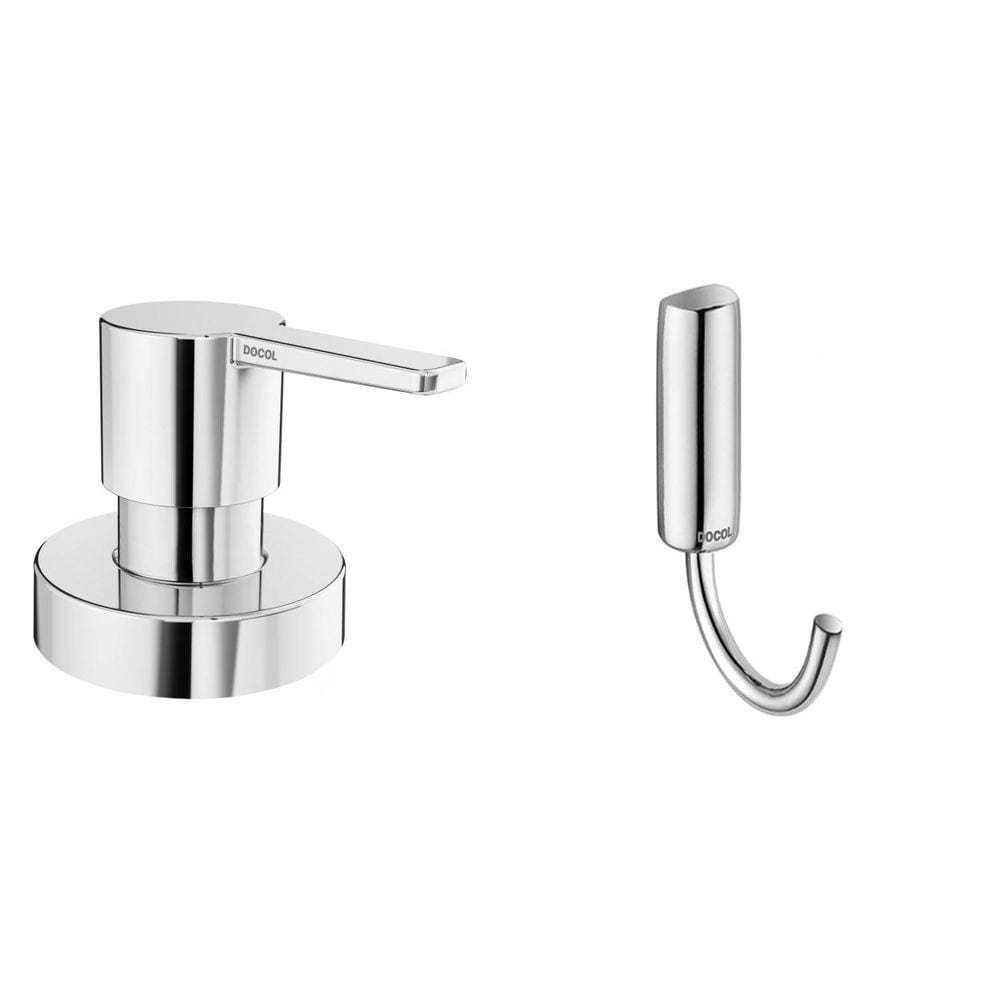 Acabamento para Registro Deca e Similares 3/4 Gali e Cabide Idea Docol Cromado