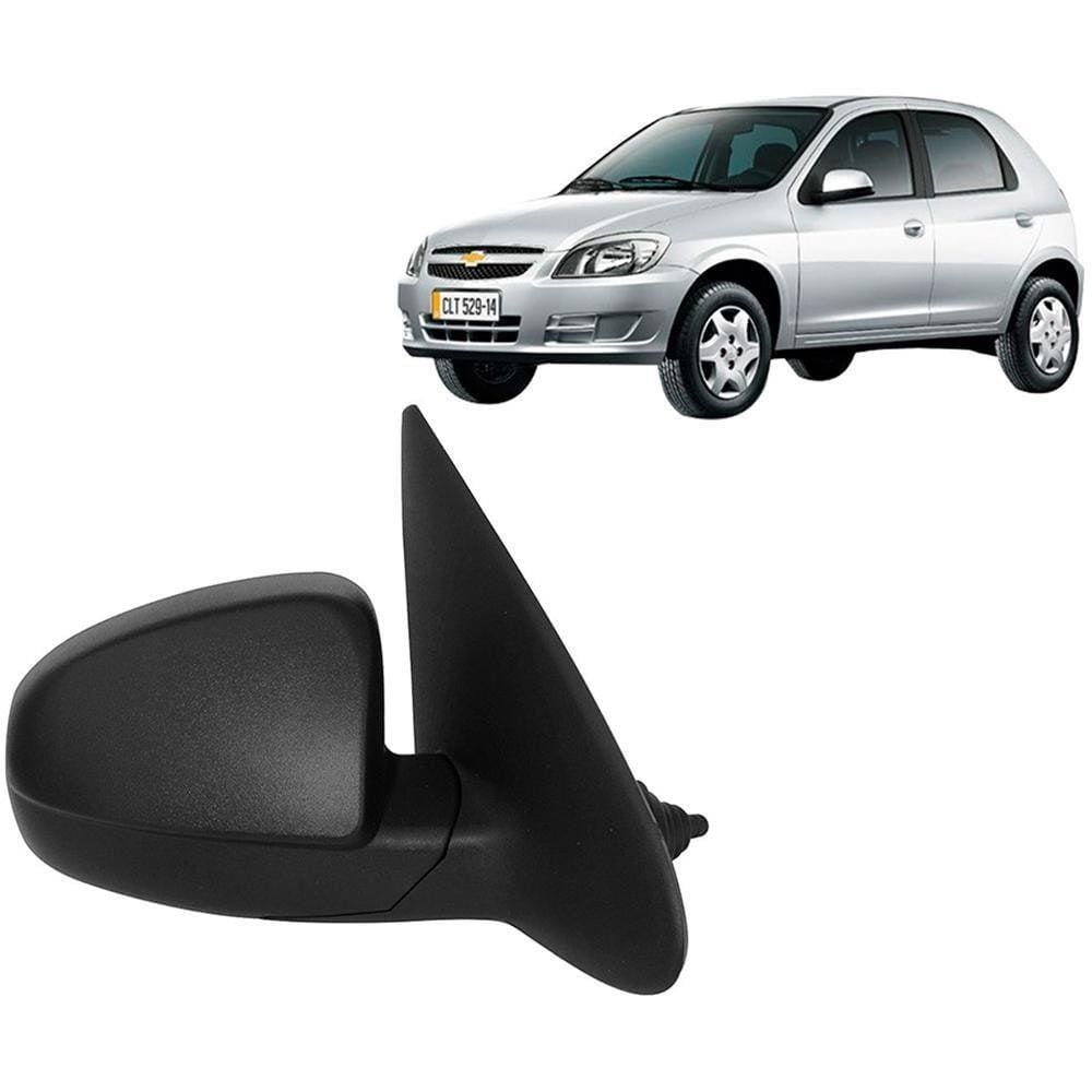Retrovisor Externo Celta 01/06 Com Controle Direito 2/4P
