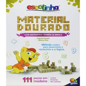 Livro - Com Matematica Tambem Se Brinca - Material Dourado