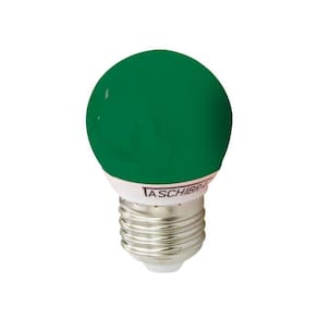 Lâmpada LED Bolinha Taschibra 1W 127v Luz Verde - caixa com 6 Unidade - Verde