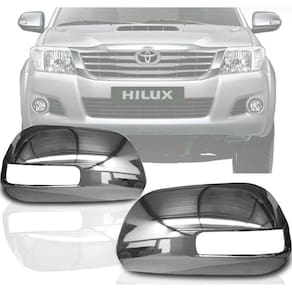 Par Capa Retrovisor Hilux Sw4 2012 2013 2014 2015 Cromado