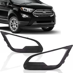 Grade Moldura Milha Ecosport 2017 2018 2019 Preto Fosco