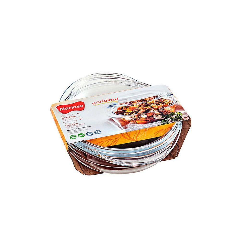 Terrina Marinex 2,8 Litros (base 1,9L + tampa 0,9L)