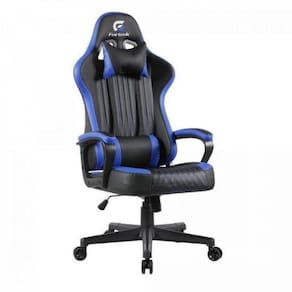 Cadeira Gamer Vickers Preta e Azul Fortrek