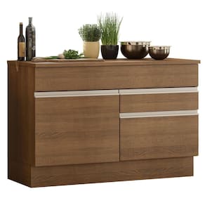 Balcão De Pia Madesa Glamy 1 Porta E 2 Gavetas Rustic