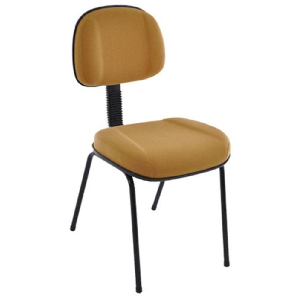 Cadeira Secretária Base Pé Palito Linha Classic Amarelo