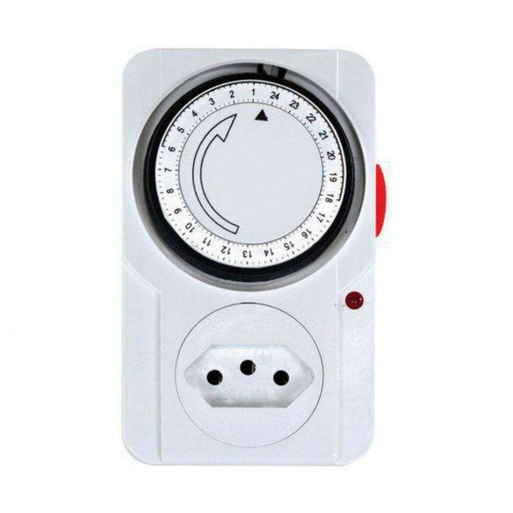 Timer Temporizador Analógico 24 Horas 110/220v - Gc