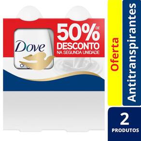 Desodorante Roll On Dove 50ml Com 2 Unidades