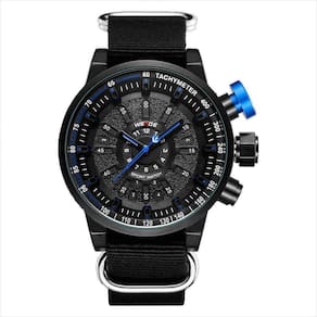Relógio Masculino Weide Analógico Wh7306 - Preto E Azul