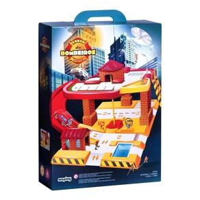 Pista Playset Infantil Posto Corpo de Bombeiros Carrinho e