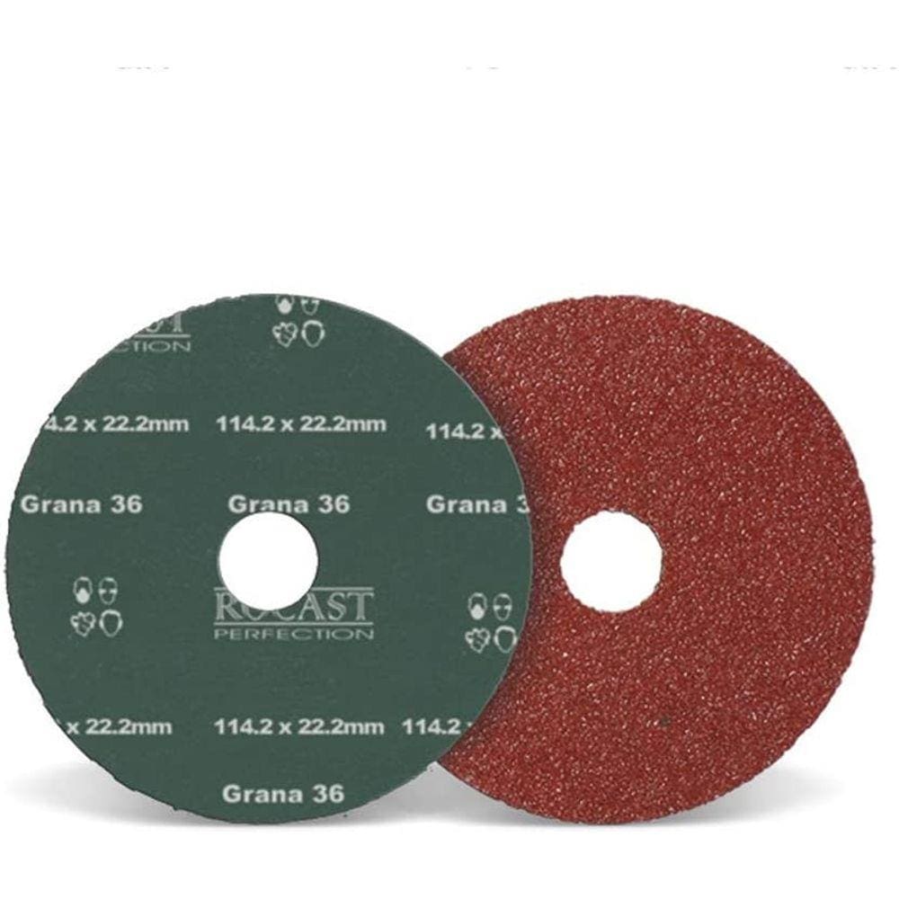 Disco De Lixa 114,3 X 22,2 Gr 80 Rocast