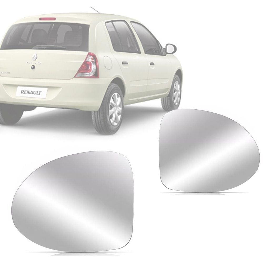 Lente Com Base Retrovisor Renault Clio 2012 13 14 2015 2016