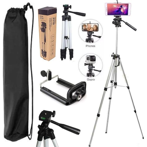 Tripé Universal Profissional Telescópico Para Câmera Casas Bahia