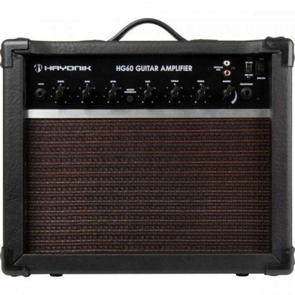 Cubo Para Guitarra 60W Hg60 Preto Hayonik