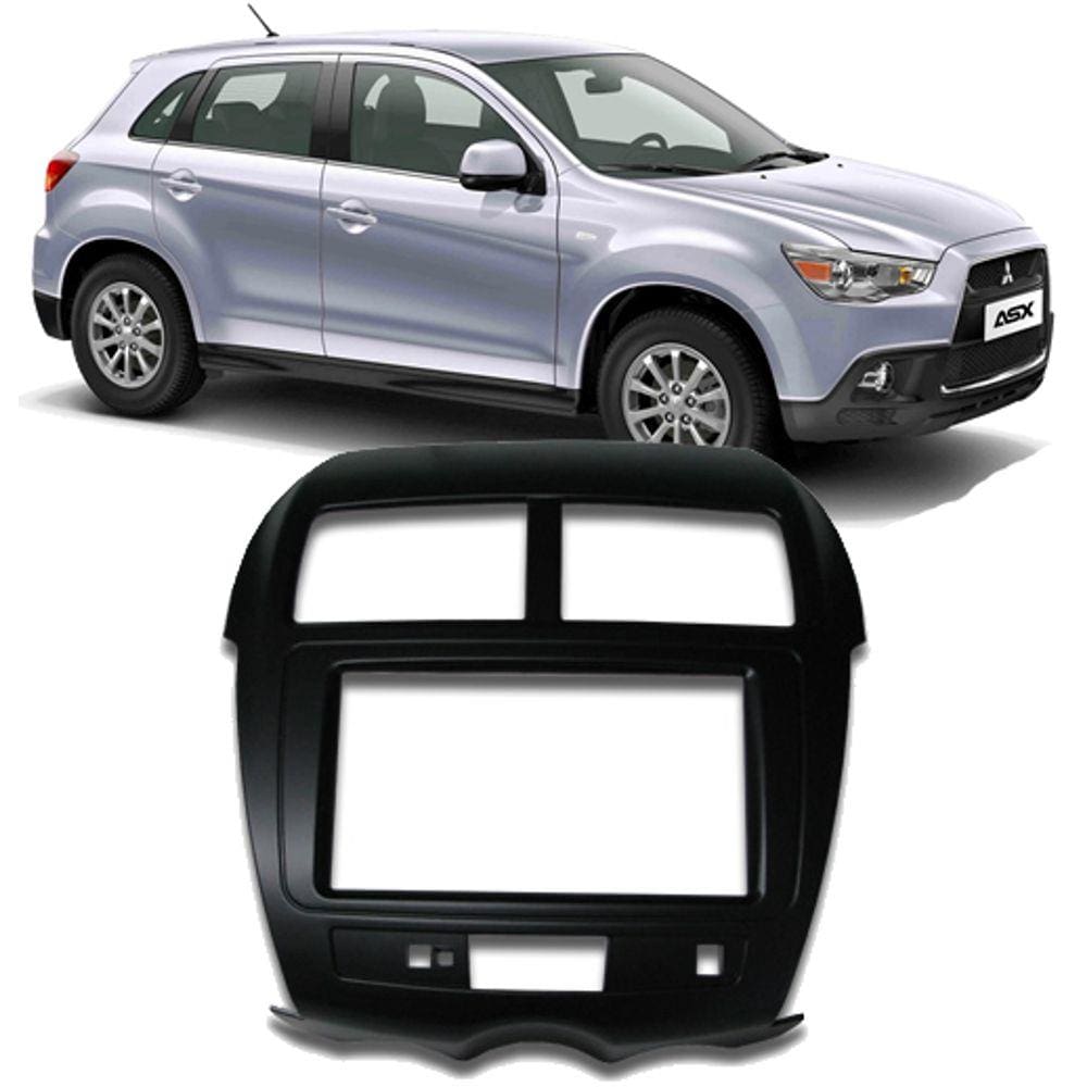 Moldura De Painel 2 Din - Mitsubishi Asx Parking Control PCB Para CD DVD 2 Dins