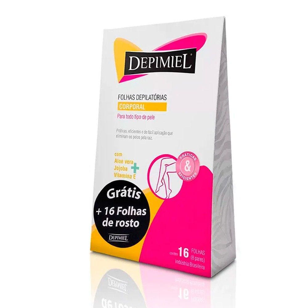 Folhas Depilatórias Corpo Depimiel 16 Folhas