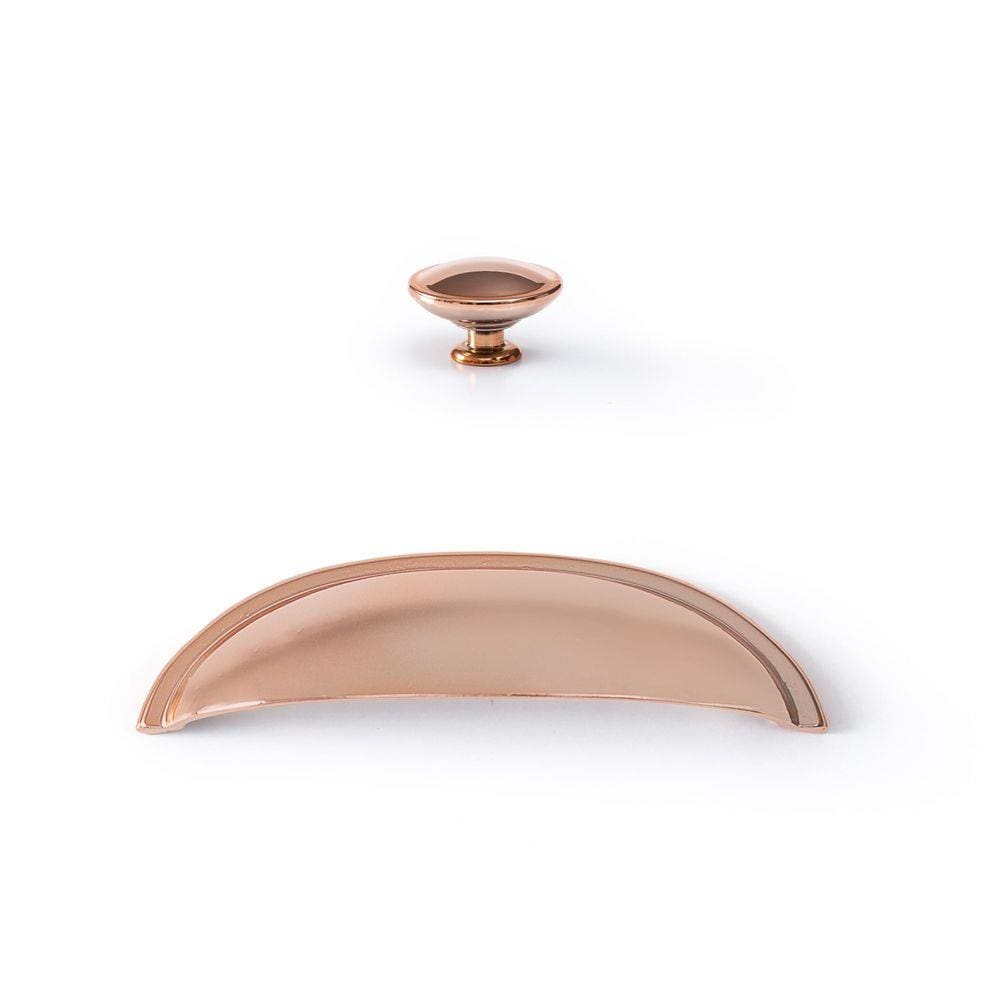 Puxador Rose Gold Puxadores Concha Puxadores De Gaveta 14 Pç