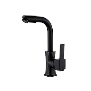 Torneira para Banheiro Prizi Misturador Monocomando Preta Bico 360º - KE-7162