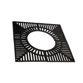 Grelha Arvoreira Ferro Fundido Para Praça Avenida 140x140cm