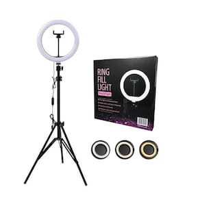 Super Ring Light Led 10 Polegadas 26Cm Com Tripé 2M