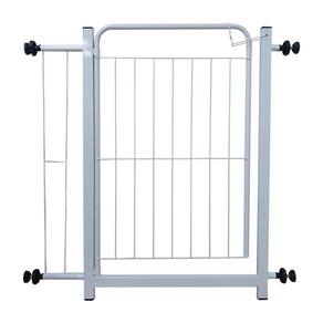 Portão De Proteção Para Cães Com Extensor 69x5x81cm Branco