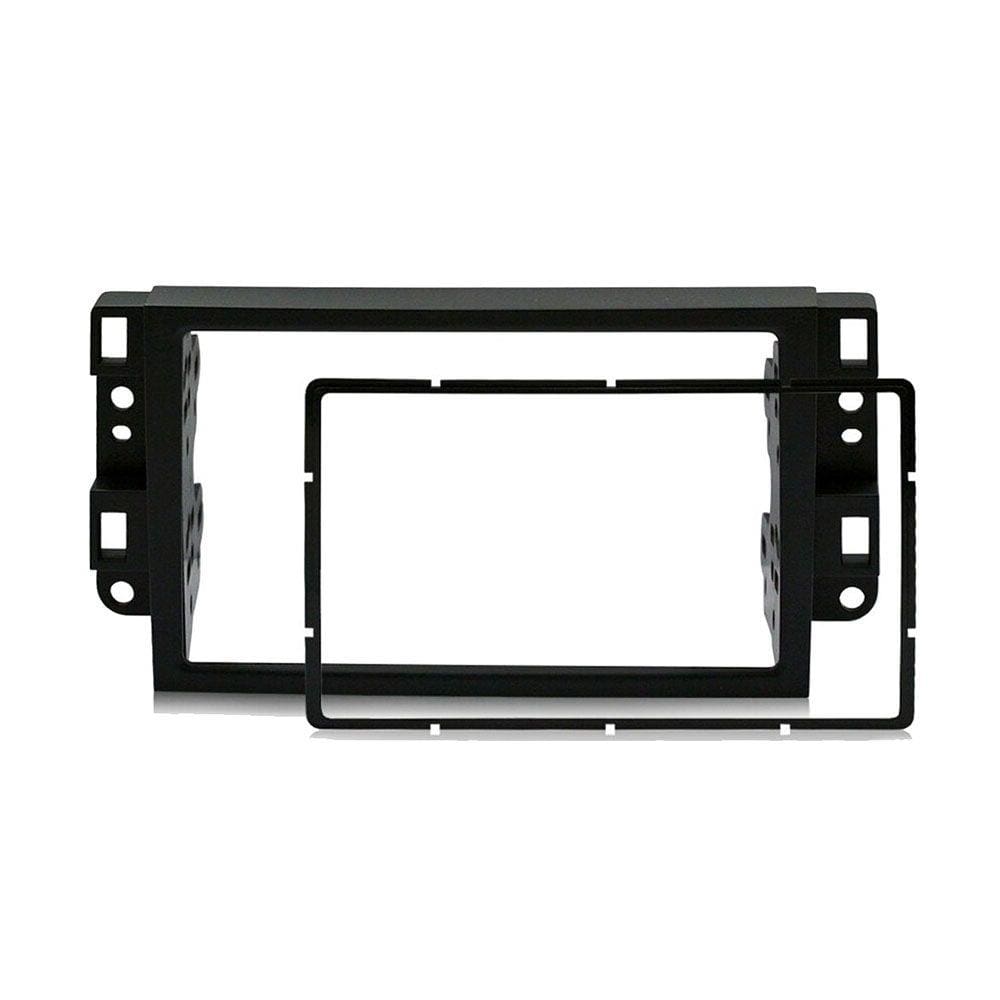 Moldura Painel Dvd 2Din multimidia Captiva 08 A 13 Preta