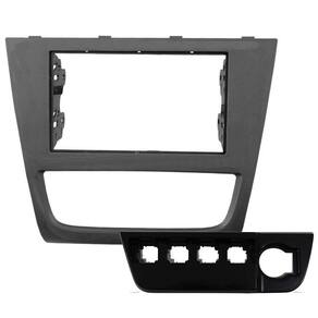 Moldura Painel 2DIN Multimidia MP5 Gol Voyage Saveira G6 - Grafite