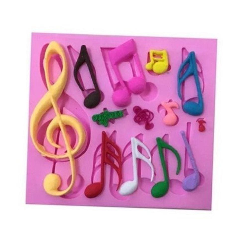 Molde De Silicone Letras Musicais Rb03