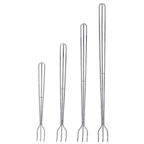 Garfo De Metal 3 Pontas para churrasco 50 Cm