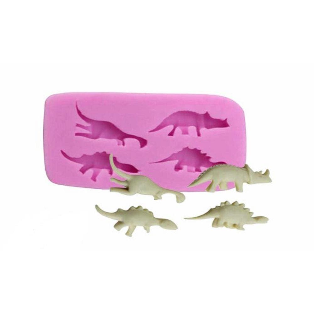 Molde De Silicone Mini Dinossauros