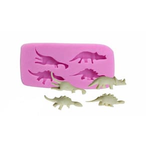 Molde De Silicone Mini Dinossauros