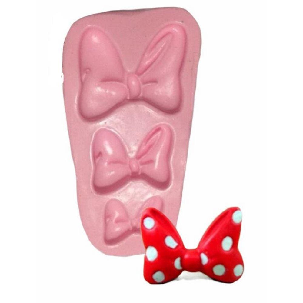 Molde De Silicone Laço Minnie