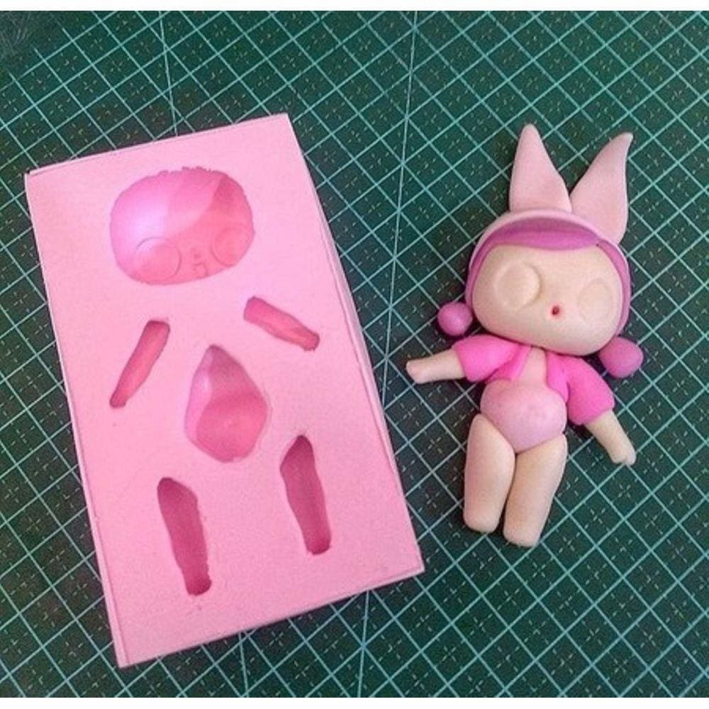 Molde De Silicone Boneca Lol