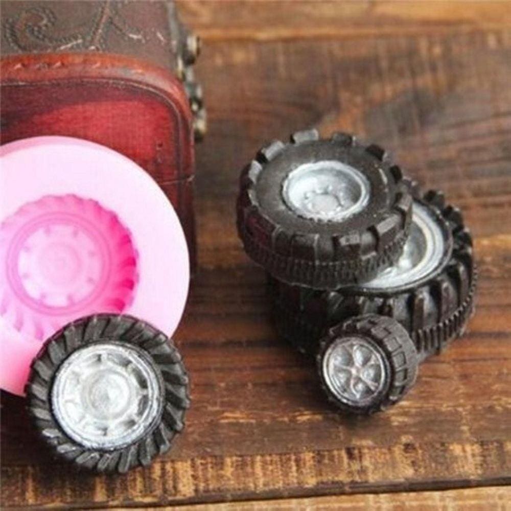 Molde De Silicone Roda Carro
