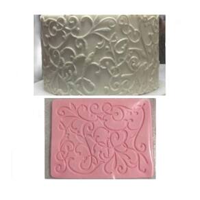 Molde De Silicone Renda Arabesco, Acabamento