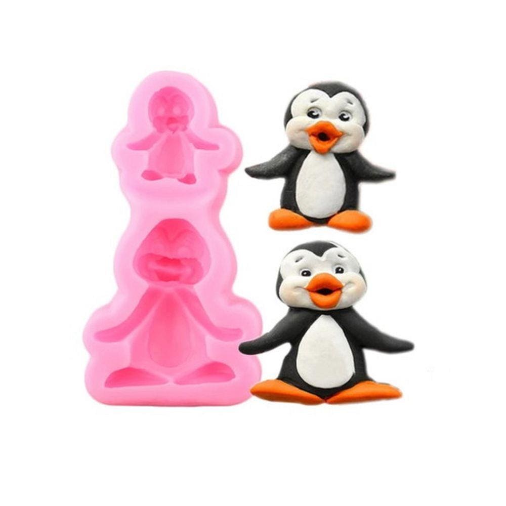 Molde De Silicone Pinguim Natal