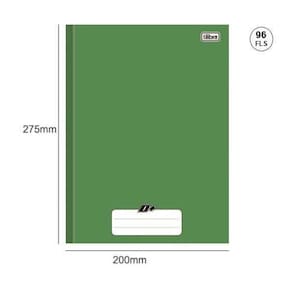 Caderno Univ. Brochura Linha C/D 96 Fls Verde - Tilibra