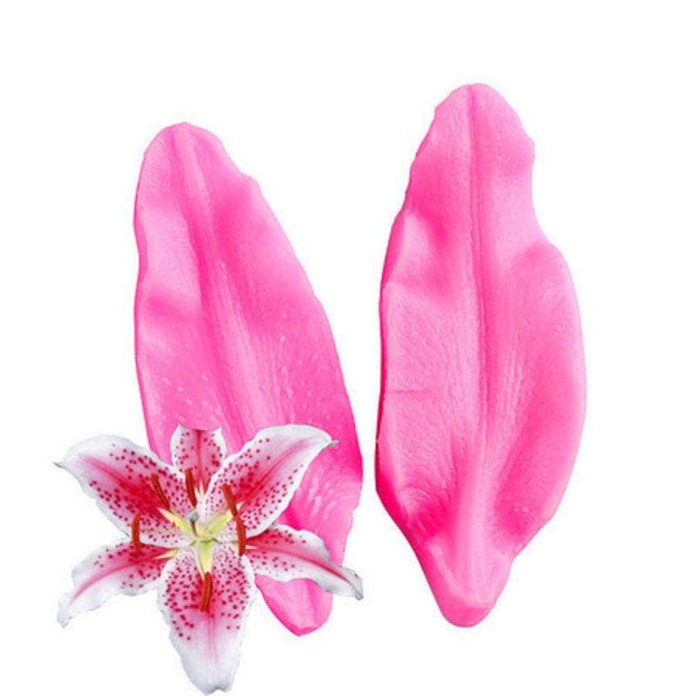 Molde De Silicone Flor Lirio Marcador