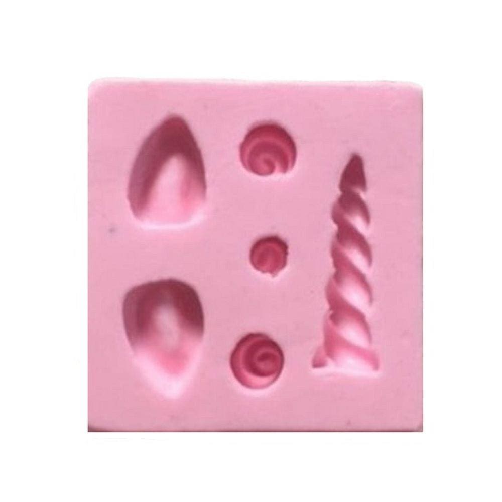 Molde De Silicone Unicornio, Chifre