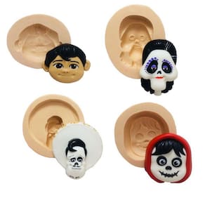 Molde De Silicone Kit Personagens A Vida É Uma Festa