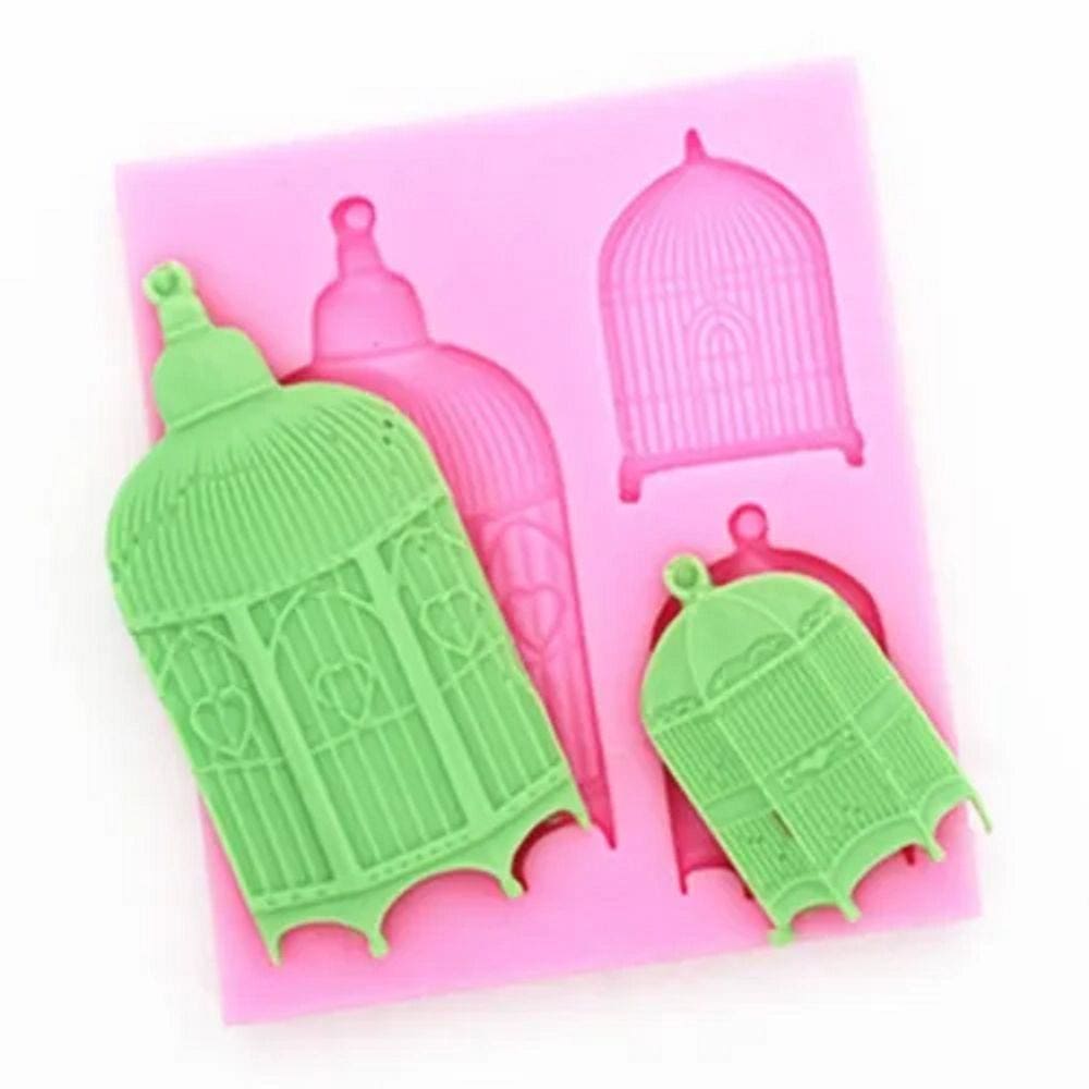 Molde De Silicone Gaiola, Jardim