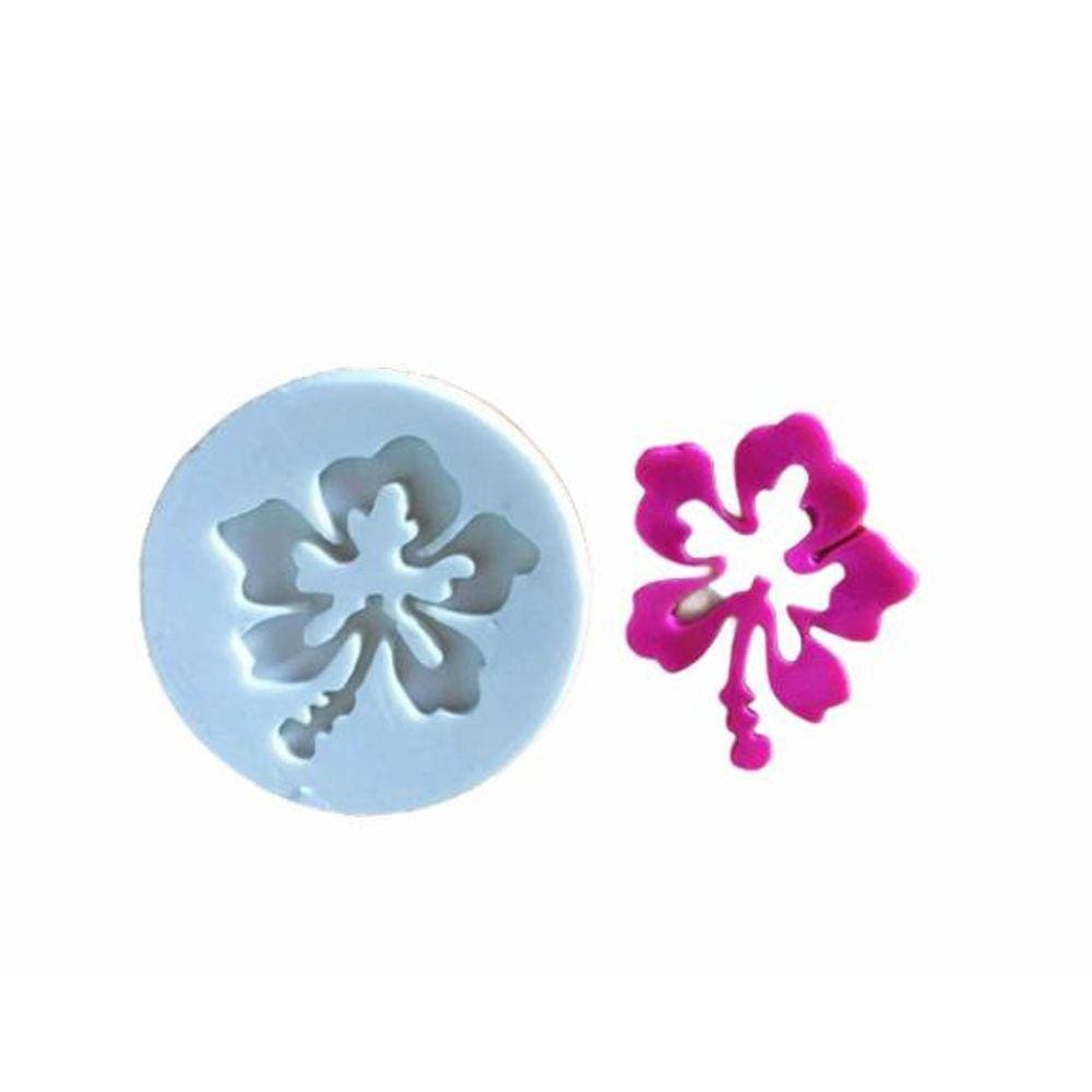 Molde De Silicone Hiscisco Folha