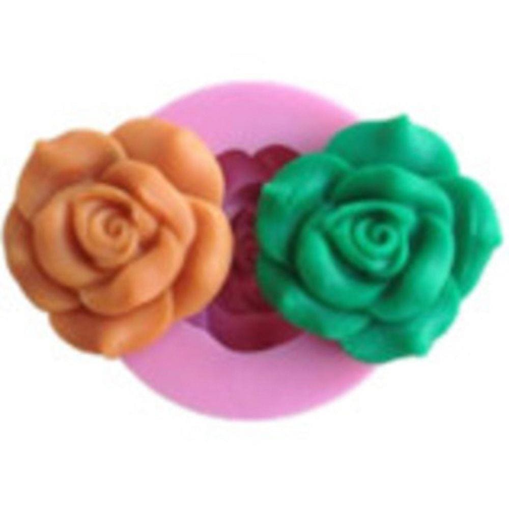 Molde De Silicone Flor, Rosa