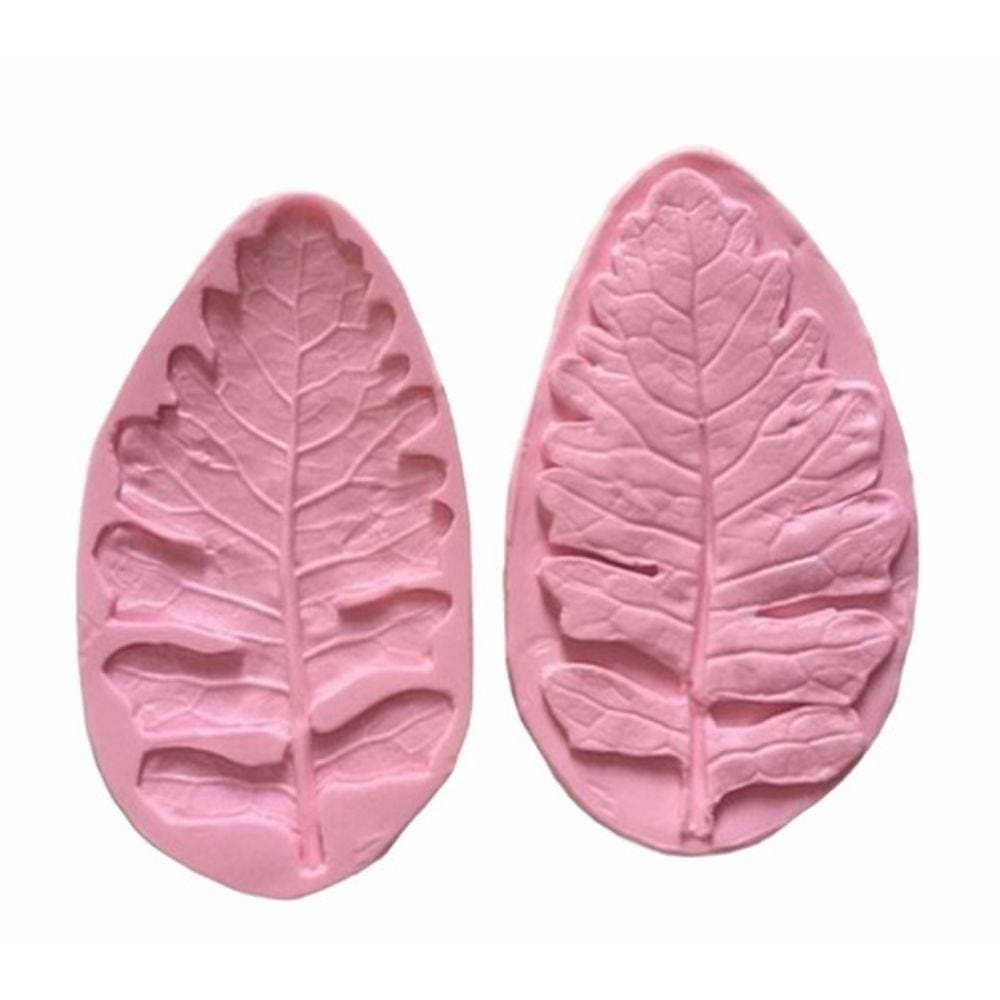 Molde De Silicone Folha Grande