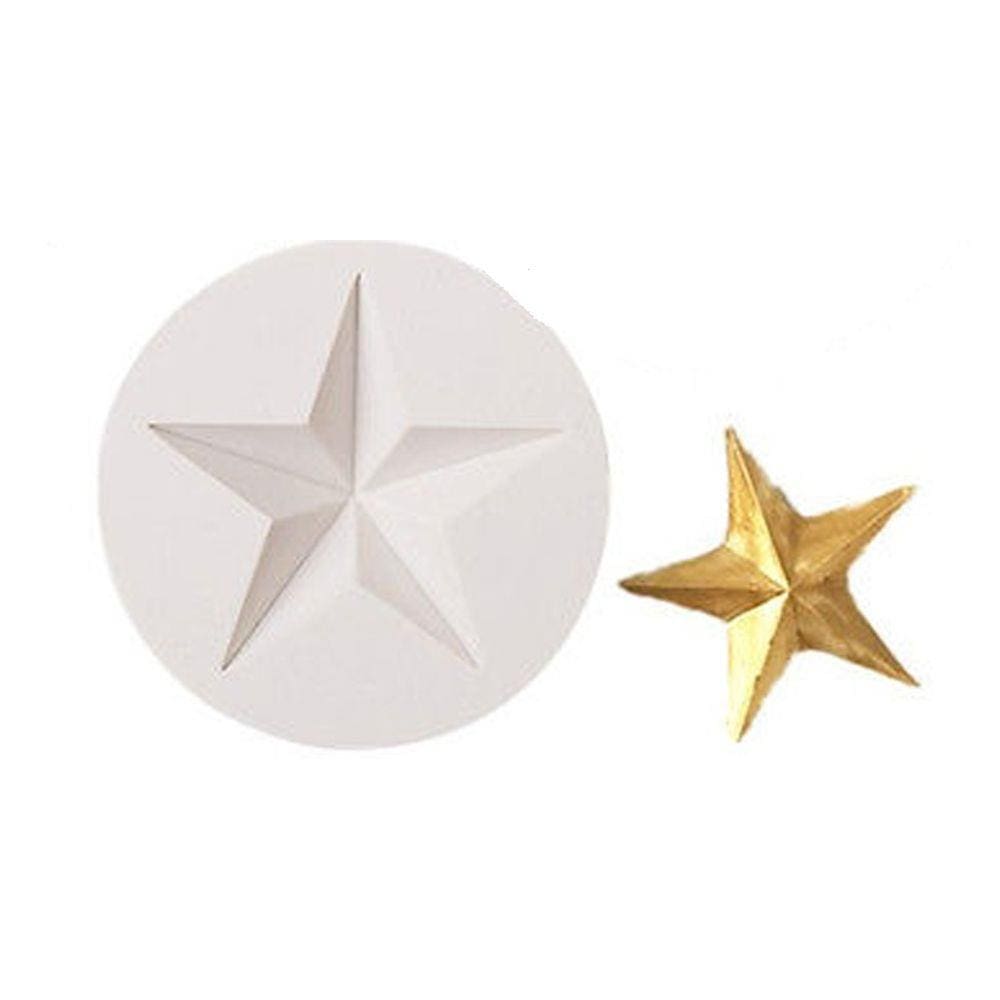 Molde De Silicone Estrela
