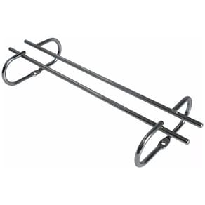 2 Suportes Organizadores De Armário Porta Taças Cromado 42cm