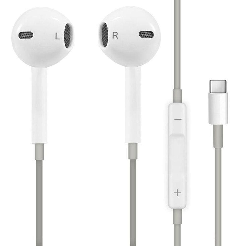 Fone De Ouvido Com Entrada Type C Com Controle E Microfone