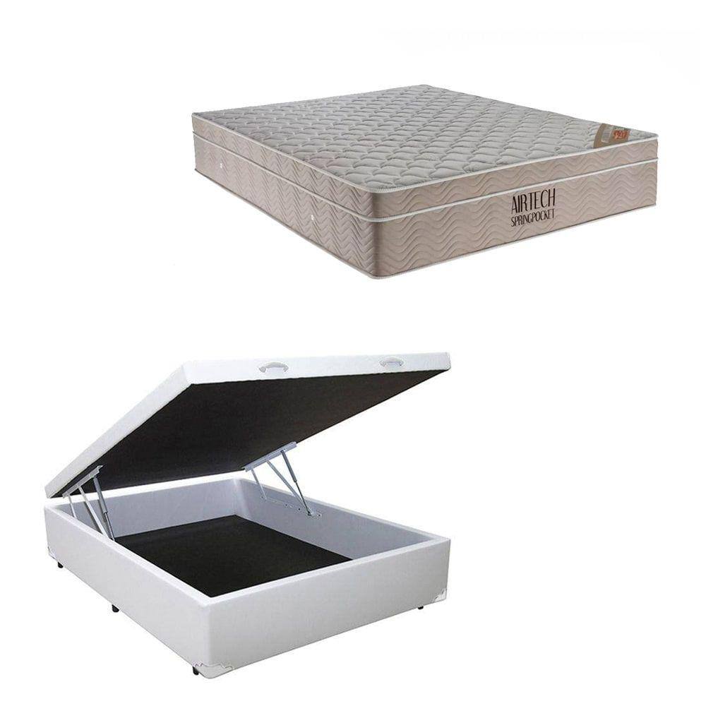 Box casal bau articulado 138x188cm | Casas Bahia