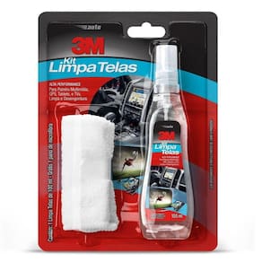 Limpador Alta Performance Kit Limpa Telas 100Ml Flanela 3M