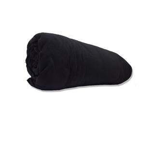 Lençol Avulso Com Elástico Casal Malha Penteada Preto